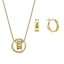 Show details for Great Value Gold Plated Zinc Alloy 2 Piece Jewelry Set at Factory Price
