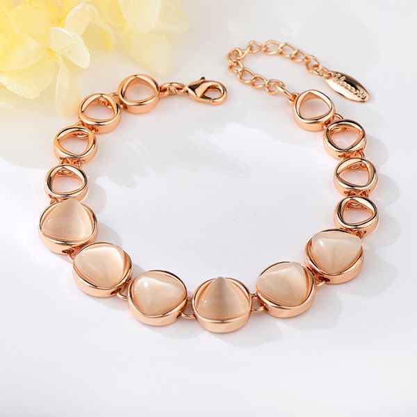 Picture of Low Price Rose Gold Plated Opal Bracelet with Fast Delivery