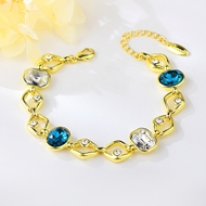 Picture of Zinc Alloy Small Bracelet with Wow Elements