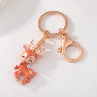 Show details for Purchase Rose Gold Plated Zinc Alloy Keychain with Full Guarantee