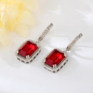 Show details for Designer Platinum Plated Fashion Hoop Earrings with No-Risk Return Show details for Designer Platinum Plated Fashion Hoop Earrings with No-Risk Return