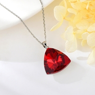 Show details for Pretty Swarovski Element Red Pendant Necklace Show details for Pretty Swarovski Element Red Pendant Necklace