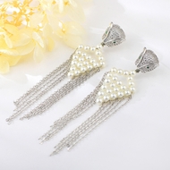 Show details for Unique Cubic Zirconia Copper or Brass Chandelier Earrings Show details for Unique Cubic Zirconia Copper or Brass Chandelier Earrings