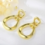 Show details for Geometric Zinc Alloy Dangle Earrings with Fast Delivery
