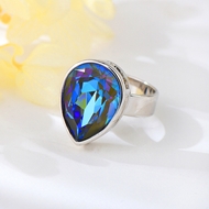Show details for Low Cost Zinc Alloy Swarovski Element Fashion Ring with Low Cost Show details for Low Cost Zinc Alloy Swarovski Element Fashion Ring with Low Cost