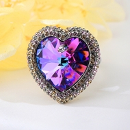 Show details for Zinc Alloy Purple Fashion Ring from Certified Factory Show details for Zinc Alloy Purple Fashion Ring from Certified Factory