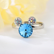 Show details for Zinc Alloy Platinum Plated Adjustable Ring from Certified Factory Show details for Zinc Alloy Platinum Plated Adjustable Ring from Certified Factory