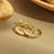 Picture of New Season Gold Plated Small Earrings with SGS/ISO Certification