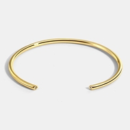 Picture of Fashion Small Gold Plated Cuff Bangle