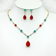 Show details for Low Price Gold Plated Colorful 2 Piece Jewelry Set from Trust-worthy Supplier Show details for Low Price Gold Plated Colorful 2 Piece Jewelry Set from Trust-worthy Supplier