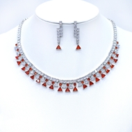 Show details for Luxury Cubic Zirconia 2 Piece Jewelry Set of Original Design Show details for Luxury Cubic Zirconia 2 Piece Jewelry Set of Original Design