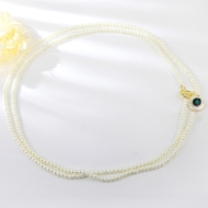 Show details for Recommended White Classic Short Chain Necklace from Top Designer Show details for Recommended White Classic Short Chain Necklace from Top Designer