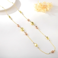 Picture of Zinc Alloy Gold Plated Fashion Sweater Necklace with Member Discount