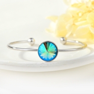 Show details for Famous Swarovski Element Zinc Alloy Cuff Bangle Show details for Famous Swarovski Element Zinc Alloy Cuff Bangle