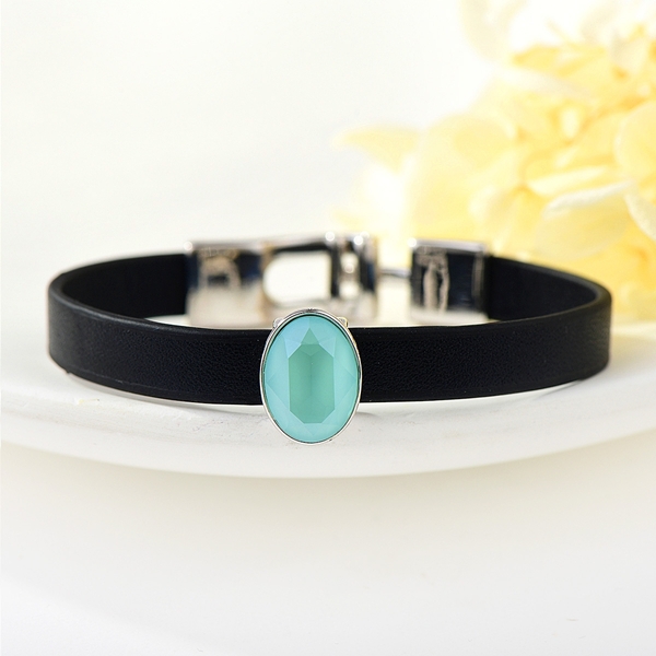 Picture of Pretty Swarovski Element Zinc Alloy Fashion Bangle