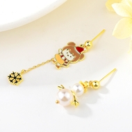 Show details for Impressive White Copper or Brass Dangle Earrings with Low MOQ Show details for Impressive White Copper or Brass Dangle Earrings with Low MOQ