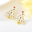 Show details for Copper or Brass White Big Stud Earrings with Unbeatable Quality