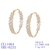 Picture of Hot Selling White Cubic Zirconia Big Hoop Earrings from Top Designer