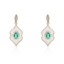 Show details for Stylish Big Gold Plated Dangle Earrings