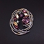 Show details for Stylish Big Colorful Brooche