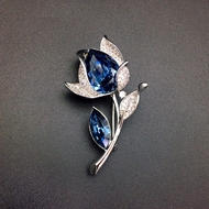 Show details for Copper or Brass Platinum Plated Brooche Online Show details for Copper or Brass Platinum Plated Brooche Online