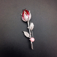 Show details for Brand New Red Platinum Plated Brooche Factory Direct Show details for Brand New Red Platinum Plated Brooche Factory Direct