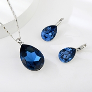 Show details for Fast Selling Blue Swarovski Element 2 Piece Jewelry Set For Your Occasions Show details for Fast Selling Blue Swarovski Element 2 Piece Jewelry Set For Your Occasions