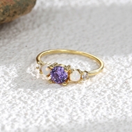 Picture of Copper or Brass Purple Fashion Ring at Great Low Price