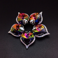 Show details for New Season Colorful Flower Brooche with Low Cost Show details for New Season Colorful Flower Brooche with Low Cost