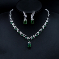 Show details for Great Cubic Zirconia Green 2 Piece Jewelry Set Show details for Great Cubic Zirconia Green 2 Piece Jewelry Set
