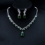 Show details for Great Cubic Zirconia Green 2 Piece Jewelry Set Show details for Great Cubic Zirconia Green 2 Piece Jewelry Set