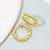 Picture of Delicate Small Huggie Earrings of Original Design