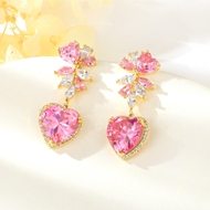 Show details for Luxury Love & Heart Dangle Earrings in Flattering Style Show details for Luxury Love & Heart Dangle Earrings in Flattering Style