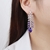 Picture of Distinctive Purple Big Dangle Earrings As a Gift