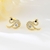 Picture of Delicate swan Stud Earrings in Exclusive Design