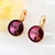 Picture of 14 mm swarovski element crystal satellite diamond earrings