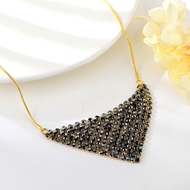 Show details for Recommended Black Gold Plated Short Statement Necklace in Bulk Show details for Recommended Black Gold Plated Short Statement Necklace in Bulk