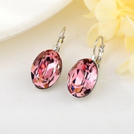 Show details for Amazing Swarovski Element Platinum Plated Dangle Earrings Show details for Amazing Swarovski Element Platinum Plated Dangle Earrings