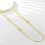 Show details for Unusual Big White Long Statement Necklace with Worldwide Shipping