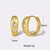 Picture of Star Gold Plated Huggie Earrings with Fast Delivery