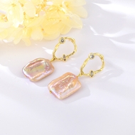 Show details for Sparkly Medium Baroque Pearl Dangle Earrings Show details for Sparkly Medium Baroque Pearl Dangle Earrings