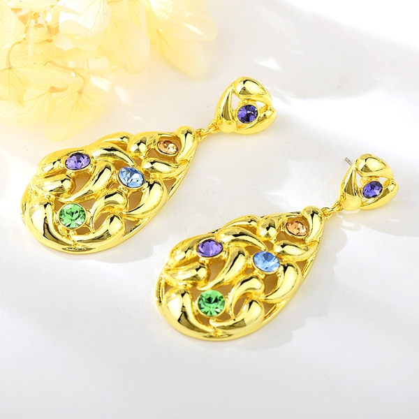 Picture of Dubai Zinc Alloy Dangle Earrings with 3~7 Day Delivery