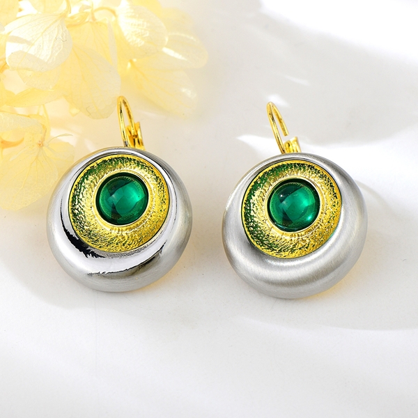 Picture of Dubai Green Dangle Earrings Online Only