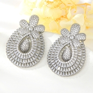 Show details for Copper or Brass White Dangle Earrings from Certified Factory Show details for Copper or Brass White Dangle Earrings from Certified Factory