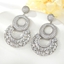 Show details for Buy Platinum Plated Copper or Brass Dangle Earrings with Low Cost