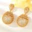 Show details for Shop Gold Plated Copper or Brass Dangle Earrings with Wow Elements