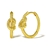 Picture of Fast Selling Gold Plated Delicate Huggie Earrings from Editor Picks