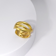 Picture of Great Value Gold Plated Copper or Brass Adjustable Ring with Member Discount