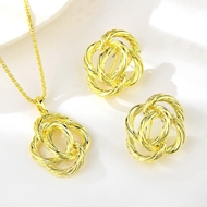 Show details for Top Big Gold Plated 2 Piece Jewelry Set Show details for Top Big Gold Plated 2 Piece Jewelry Set