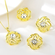 Picture of Zinc Alloy Dubai 3 Piece Jewelry Set with Full Guarantee